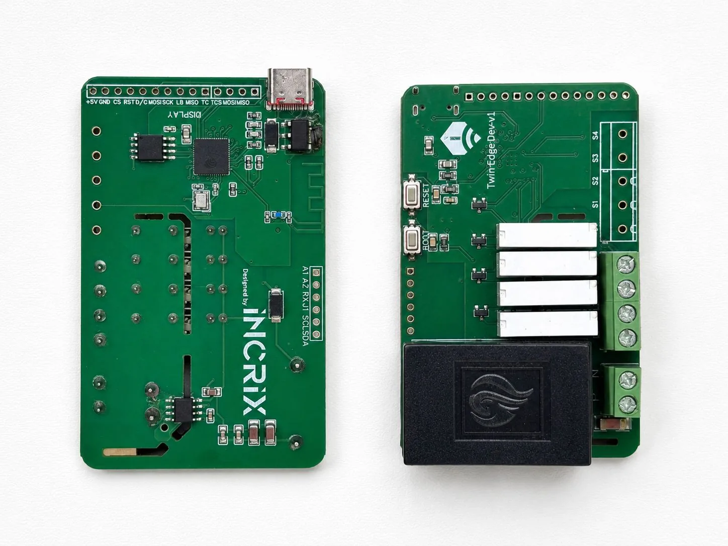 Twinedge Dev V2 — ESP32-S3 · 4 integrated relays